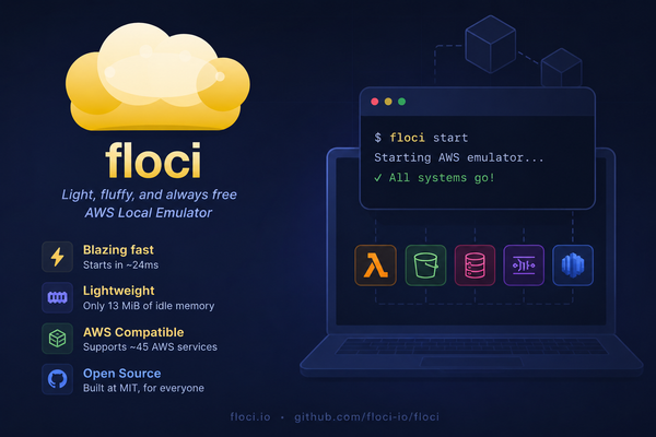 Floci: The Free LocalStack Alternative That Starts in 24ms and It's Better Than What You Lost